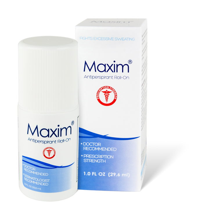 STOP EXCESSIVE SWEATING OVERNIGHT WITH Maxim® Antiperspirant