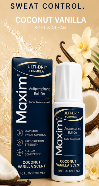 Maxim Antiperspirant Roll-On Coconut Vanilla