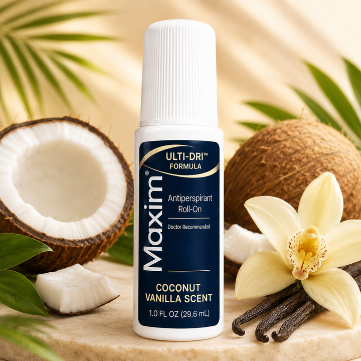 Maxim Antiperspirant Roll-On – Coconut Vanilla