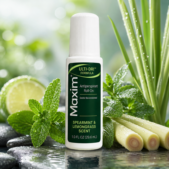 Maxim Antiperspirant Roll-On – Soothing Spearmint Lemongrass